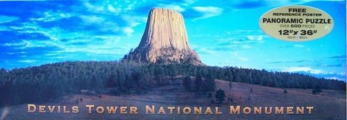 Devils Tower NHA I Devils Tower Panoramic Puzzle