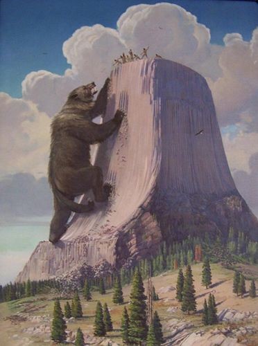 Devils Tower NHA I Devils Tower Legend Poster