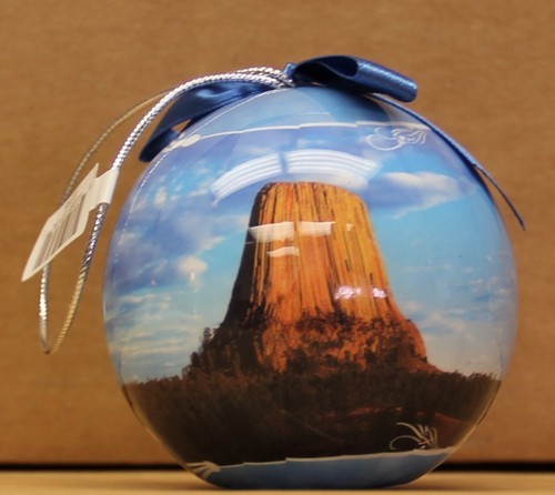 Devils Tower Round Ornament 2108