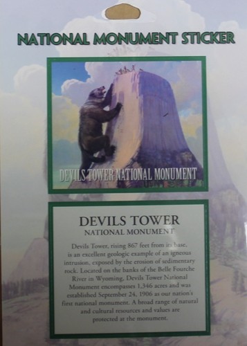 Devils Tower Legend Passport Sticker 2135