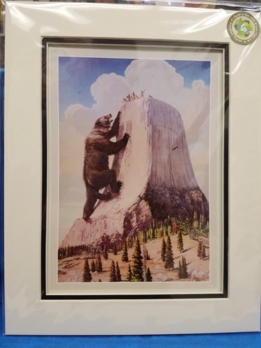 Devils Tower Legend Print - Matted 11" x 14"