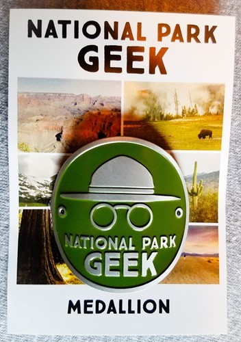 National Park Geek Hiking Medallion