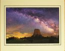 Devils Tower by Moonlight: 8X10