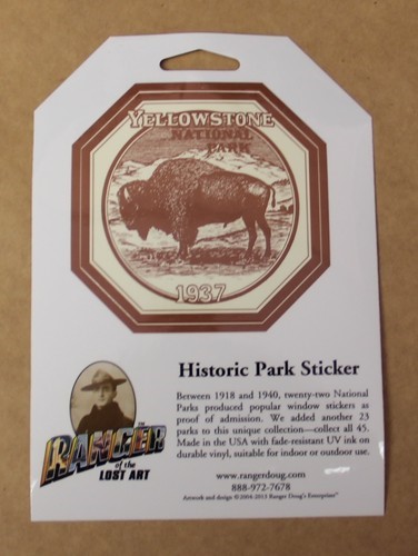 Historic Park Sticker - Yellowstone