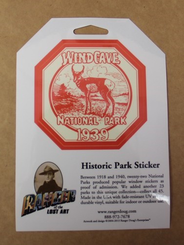 Historic Park Sticker - Wind Cave