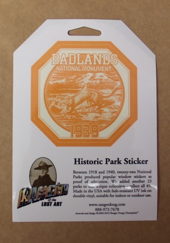 Historic Park Sticker - Badlands