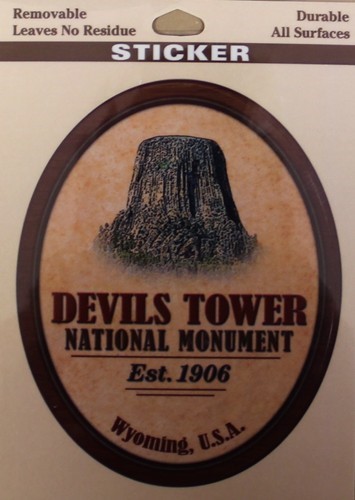 Devils Tower Vintage Sticker