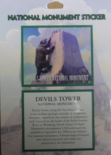 Devils Tower Legend Passport Sticker