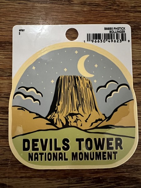 Devils Tower Bollinger Sticker