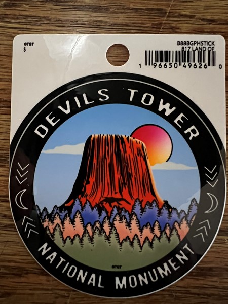 Land of Devils Tower Sticker