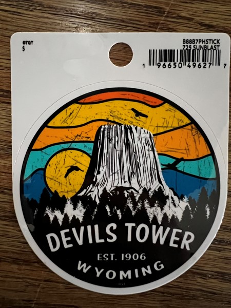 Devils Tower Sunblast Sticker