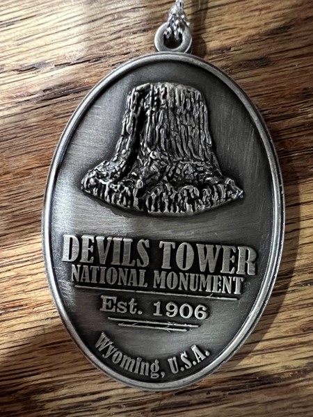 Devils Tower Pewter Ornament